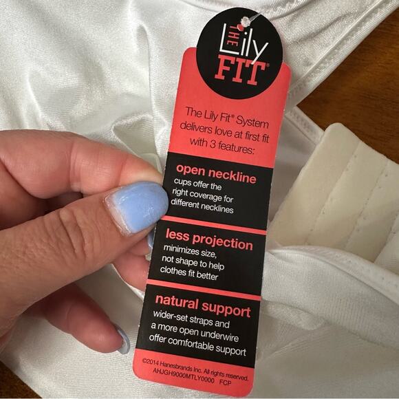 Lilyette by Bali Bra Women’s Size 42DD White Minimizer Underwire Soft Classic - Picture 6 of 11